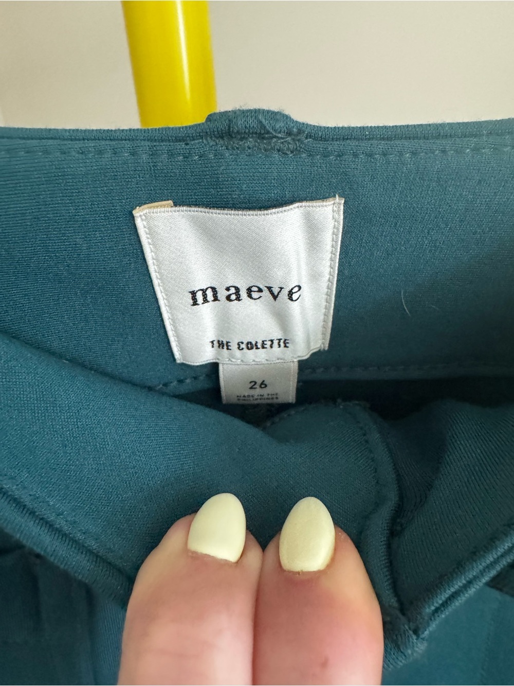 Anthropologie Maeve Colette Ponte Crop Wide Leg Pants - Picture 5 of 5